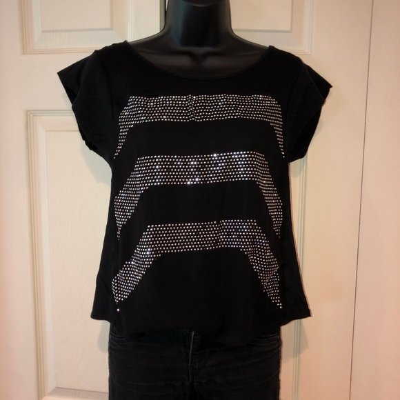 EXPRESS Rhinestone Tee - Picture 2 of 3